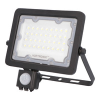 LED Breedstraler met sensor 30 Watt 6400K IP65 vervangt 270 Watt 3 jaar garantie