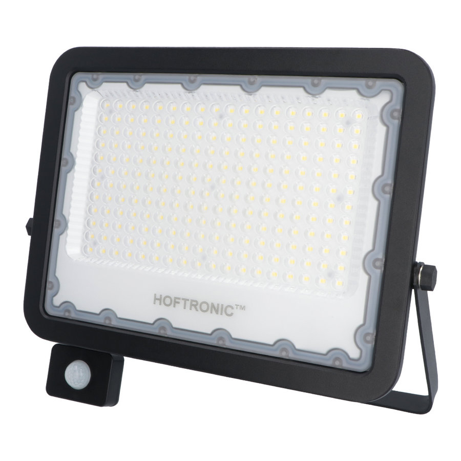 HOFTRONIC™ Beam LED Floodlight with sensor 150 Watt 4000K IP65 replaces  1350 Watt 3 year warranty