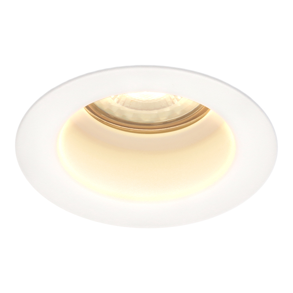 HOFTRONIC™ Mari LED inbouwspot verzonken - 5 Watt - Warm wit 2700K - Verwisselbare GU10 - Dimbaar - voor binnen en buiten - Wit