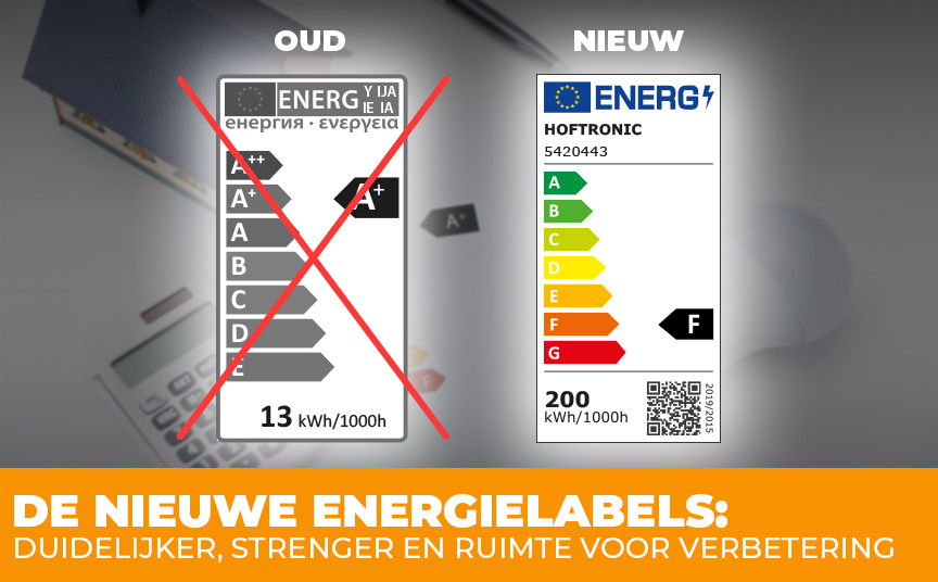 De nieuwe energielabels: duidelijker, strenger en ruimte voor verbetering