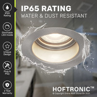 3x Mari LED inbouwspot - 5 Watt - Neutraal wit 4000K - Verwisselbare GU10 - Dimbaar - voor binnen en buiten - RVS