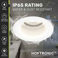 Mari LED inbouwspot - 5 Watt - Daglicht wit 6000K - Verwisselbare GU10 - Dimbaar - voor binnen en buiten - Wit
