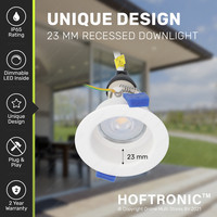 Mari LED inbouwspot - 5 Watt - Daglicht wit 6000K - Verwisselbare GU10 - Dimbaar - voor binnen en buiten - Wit