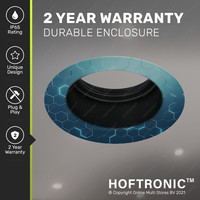 Mari LED recessed spotlight fixture black including GU10 fitting IP65 splashproof 2 years warranty