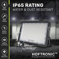 LED Flutlicht mit Sensor 200 Watt 6400K IP65 ersetzt 1800 Watt 3 Jahre Garantie