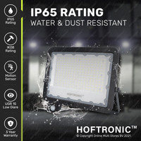 Beam LED Breedstraler met bewegingssensor en schemerschakelaar - 150 Watt 15000lm vervangt 1350 Watt - 6000K daglichtwit - IP65 3 jaar garantie