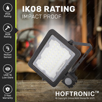 LED Breedstraler met sensor 30 Watt 6400K IP65 vervangt 270 Watt 3 jaar garantie