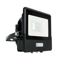 LED Floodlight with motion sensor - 10 Watt - 4000K - IP65 - 5 year warranty