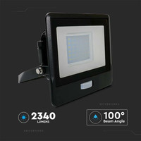 LED Floodlight with motion sensor - 30 Watt - 4000K - IP65 - 5 year warranty