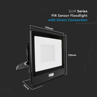 LED Fluter mit Bewegungssensor - 50 Watt - 6500K - IP65 - 5 Jahre Garantie