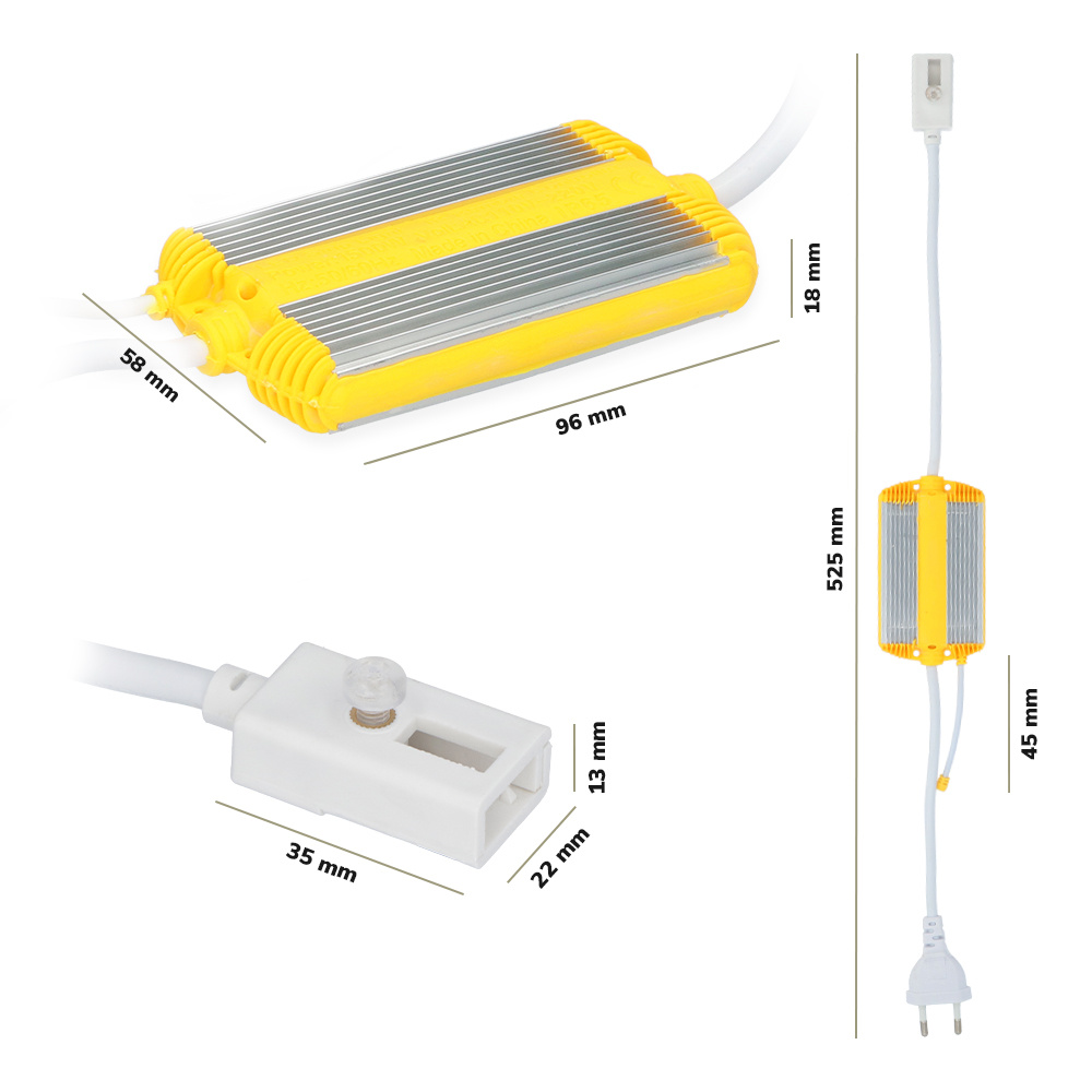 Dimmer LED strip RGB - Plug & Play - incl. RF afstandsbediening - Flex60 & Flex120 Series