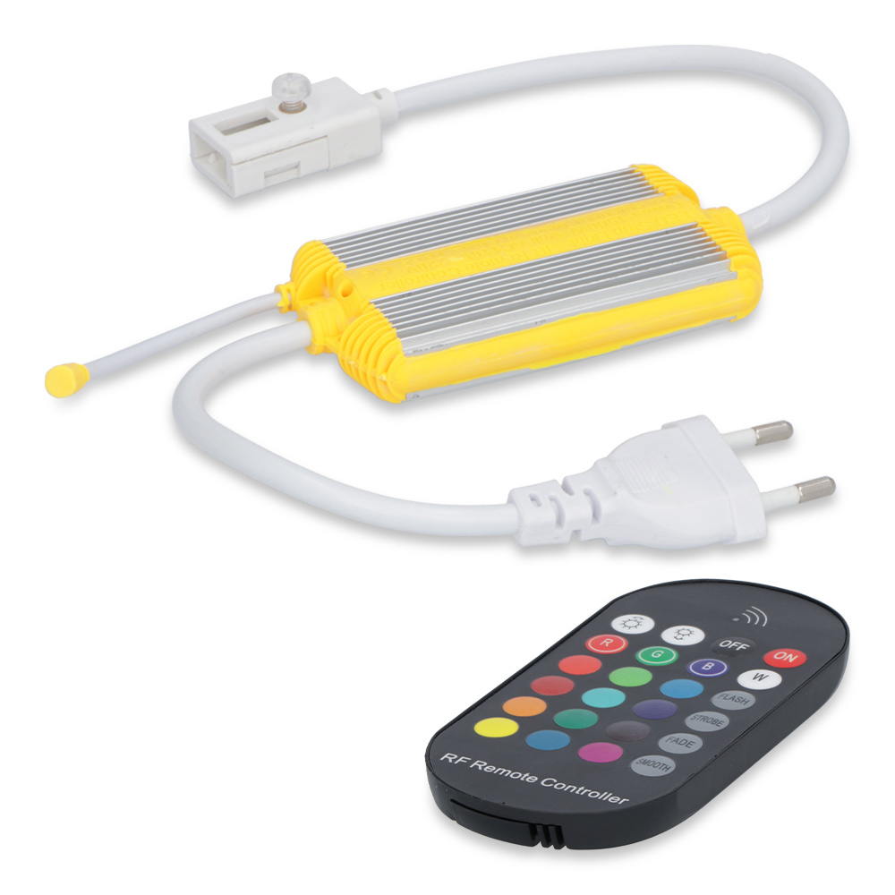 HOFTRONIC Dimmer LED strip RGB - Plug & Play - incl. RF afstandsbediening - Flex60 & Flex120 Series