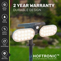 4x Solar Spotlight Pato PIR with motion sensor 3000K warm white