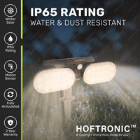 4x Solar Spotlight Pato PIR with motion sensor 3000K warm white