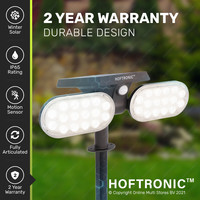 4x Solar Spotlight Pato PIR with motion sensor 6000K daylight white