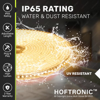 Dimmable LED Strip - 5m - 3000K - 120 LEDs/m - IP65 - Plug & Play - SMD 2835 - Flex120 Series