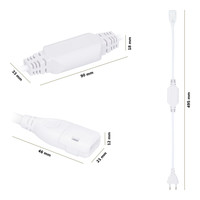 Dimbare LED Strip 10m - Lichtslang 3000K - 180 LEDs/m - IP65 - Plug & Play - SMD 2835 - Flex180 Series