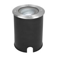 Lilly dimmbarer LED Bodenstrahler - Kippbar - überfahrbar - Rund - Edelstahl - 6000K - 5 Watt - IP67 wasserdicht - 3 Jahre Garantie