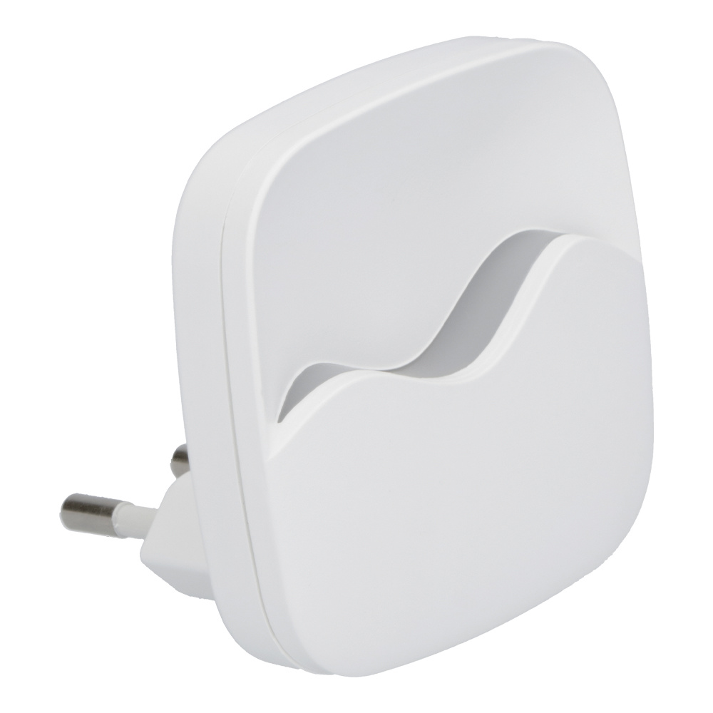 V-TAC VT-84 Notte Lampada Da Presa Con 2 Porte USB - Luce Calda