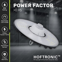 LED High bay Cali - 120W - 200lm/W - 5700K - with motion and daylight sensor - 120° - IP65 - 5 year warranty