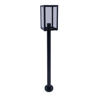 Casey LED Fluter 100cm - Dimmbar - E27-Fassung - IP44 wasserdicht - Schwarz - LED-Sockellampe für Wegbeleuchtung