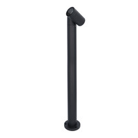 Amy LED pedestal lamp - GU10 fitting - Pathway lighting - Garden spotlight - Tiltable - ex. light source - 60 cm - For outdoor - Black