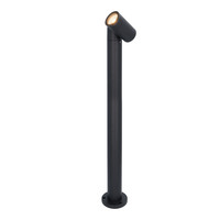 Amy LED pedestal lamp - 2700K warm white - GU10 - 60 cm - Pathway lighting - Garden spotlight - For outdoor use - Black
