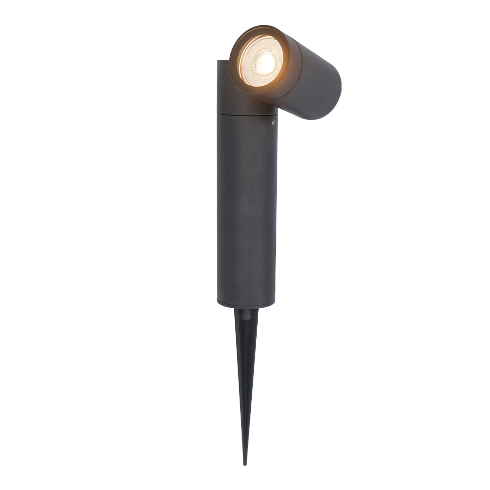 HOFTRONIC Pinero dimbare LED prikspot - GU10 2700K warm wit - Kantelbaar - Tuinspot - Pinspot - IP65