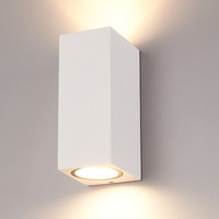 Selma dimmable LED wall light - Up & Down light - IP65 - excl. GU10 light source - White - Indoor and outdoor - 3 years' guarantee