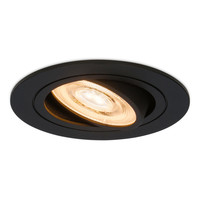Miro LED Einbaustrahler ultraflach 230V - 3.8 Watt - Warmweiß 2700K - LED-Modul - Dimmbar - IP20 für Innenbereich - Schwarz