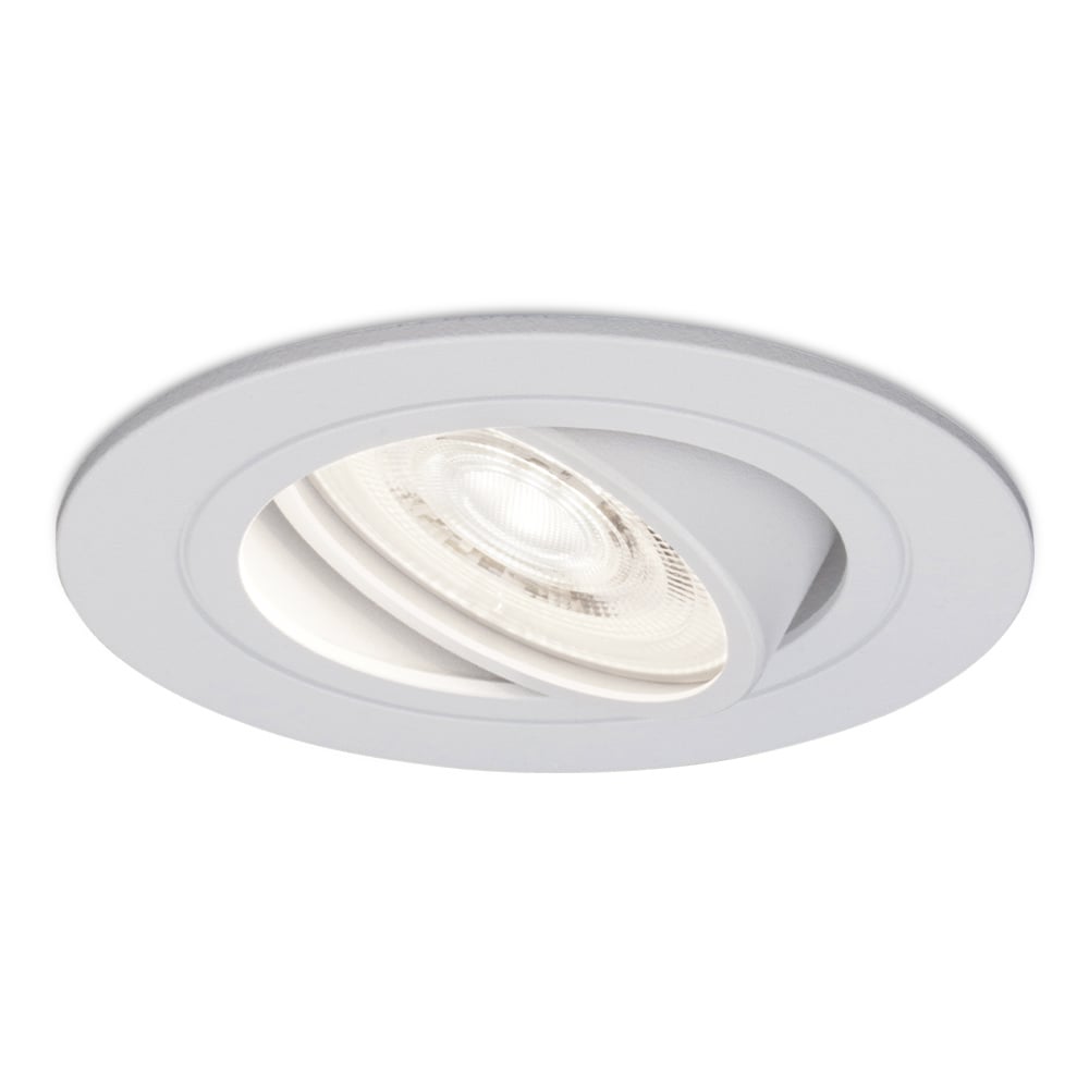 HOFTRONIC™ Pittsburg LED inbouwspot - 3.8 Watt - Daglicht wit 6000K - GU10 LED module - Dimbaar - Downlight - voor binnen - Wit