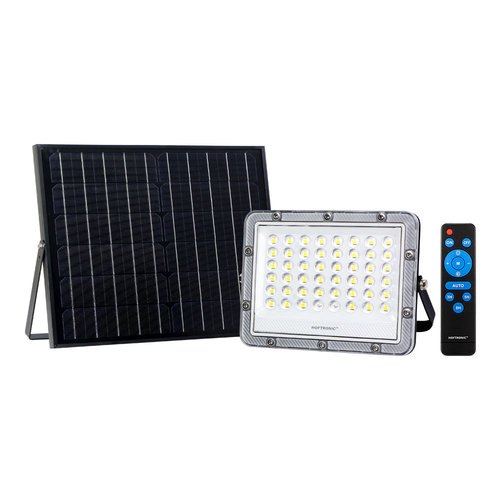 Smart Solar LED Fluter - 100 Watt - 800 Lumen - 6500K - IP65