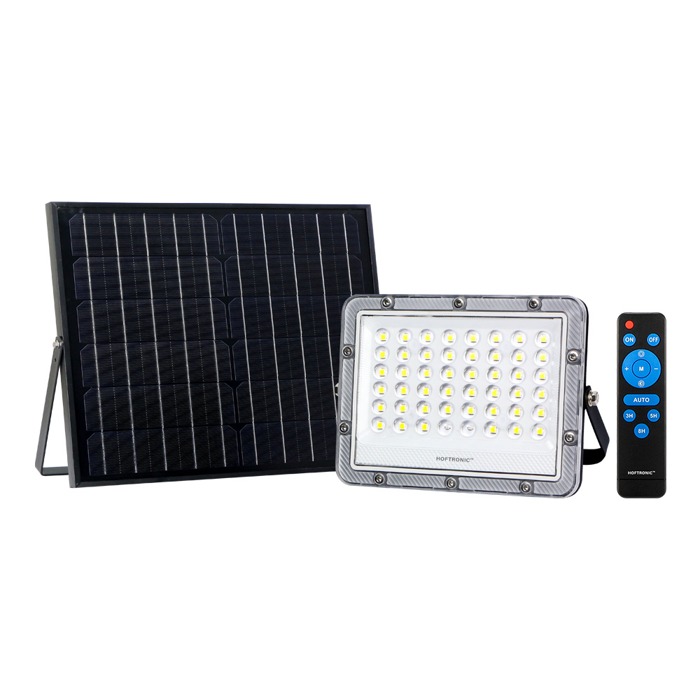 HOFTRONIC Helios Smart solar LED Breedstraler - Vervangt 50 Watt - 410 lumen - 6500K - IP65 - IK08 -