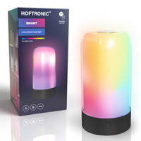 Loki smart LED table lamp - RGB - WiFi & Bluetooth - Flow Color - Ambient lamp - Music controlled - 8 Watt - Google assistant & Amazon Alexa - Indoor