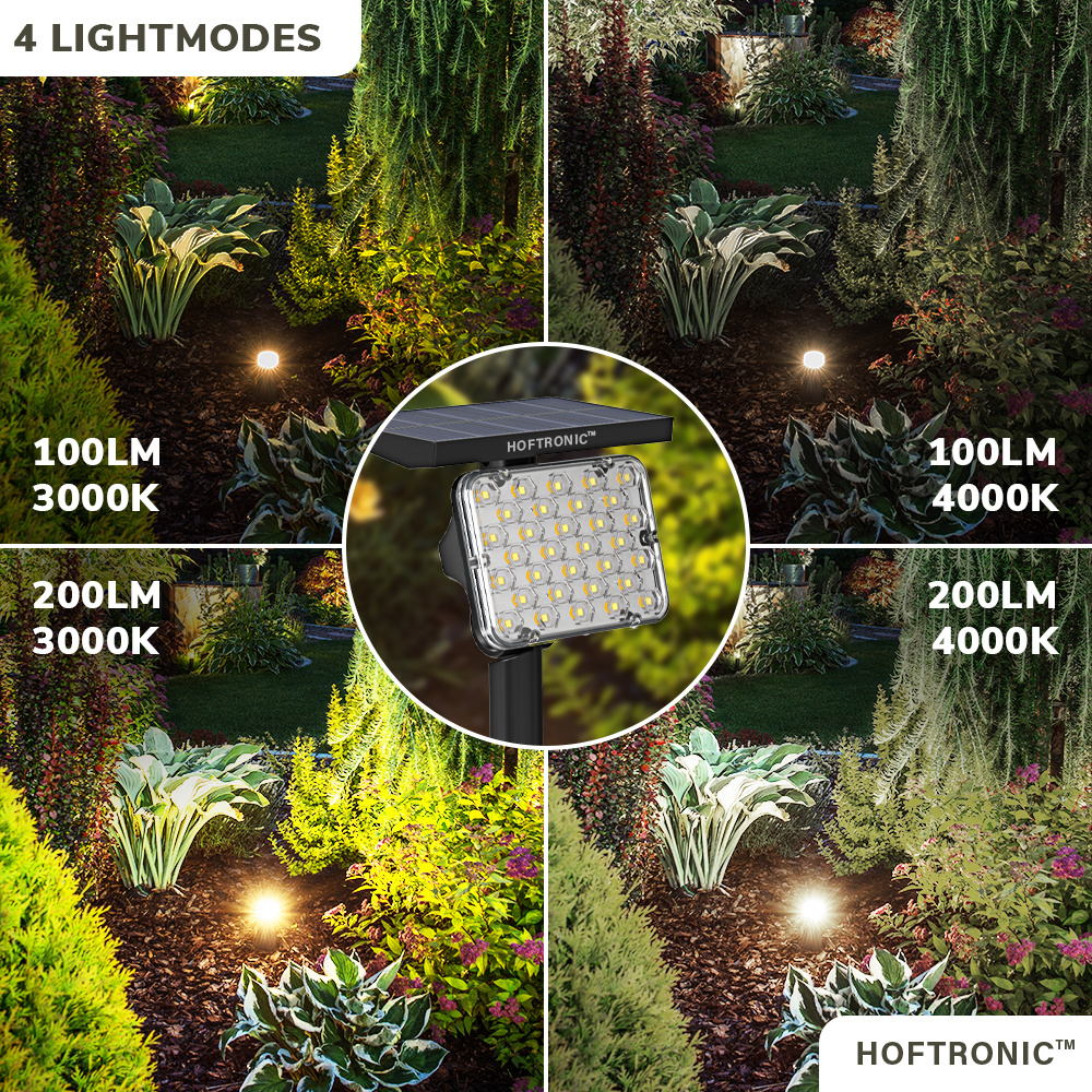 Eagle LED Solar Gartenleuchte mit Erdspieß Dual Color IP65