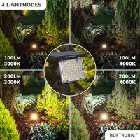 2x Eagle LED Solar Light with Spike 3000K warm white IP65