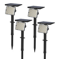 4x Eagle LED Solar Light with Spike 3000K warm white IP65