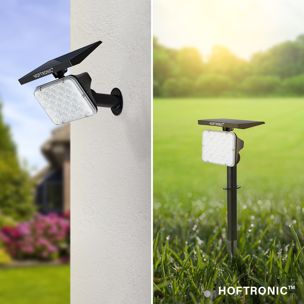 4x Eagle LED Solar Tuinspot Prikspot Dual Color IP65 Spatwaterdicht - Tuin spots, spots bodem buiten