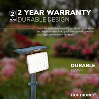 4x Eagle LED Solar Light with Spike 3000K warm white IP65