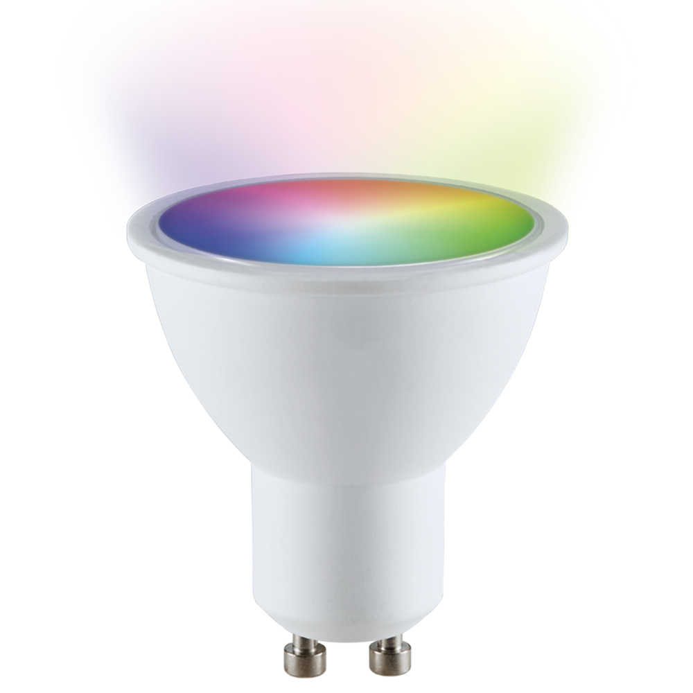 Douglas smart wandlamp - wandspot - RGBWW - WiFi & Bluetooth - 2 lichten - GU10 - Plafondspot - Modern - Google assistant & Amazon Alexa - IP65 - Zwar