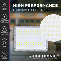 Smart solar LED Floodlight - 200 Watt - 1900 lumen - 6500K - IP65 - IK08 - 3 year warranty