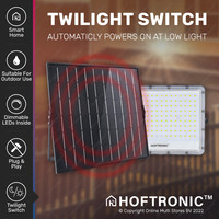 Smart solar LED Floodlight - 200 Watt - 1900 lumen - 6500K - IP65 - IK08 - 3 year warranty