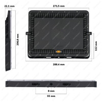 Smart solar LED Floodlight - 200 Watt - 1900 lumen - 6500K - IP65 - IK08 - 3 year warranty