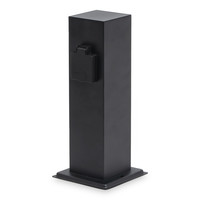 Delta S - Buitenstopcontact paal - 30cm - 2 stopcontacten - IP44 voor buiten - Tuinstopcontact - Zwart