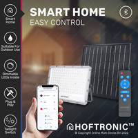 Smart solar LED Floodlight - 200 Watt - 1900 lumen - 6500K - IP65 - IK08 - 3 year warranty