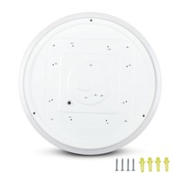 LED Ceiling lamp/Plounge round - 12W adjustable light colour - 720 Lumen - Ø23 cm - Diffuse light - White with glass effect - IP20 Suitable for living rooms, bedrooms, offices and more - 2 years guarantee