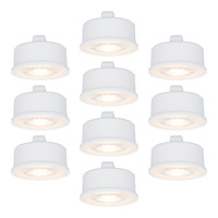 10x Dimmbares LED Modul - ersetzt GU10 - Geringe Einbautiefe - 4000 Kelvin neutralweiß - 3.8 Watt - 270 Lumen - Universal - Ultraflach