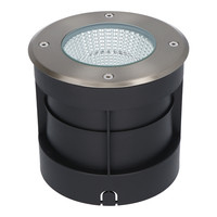 Lucie LED Grondspot RVS - Rond - 4000K Neutraal wit - 12 Watt - IP67 waterdicht voor buiten - 5 jaar garantie