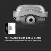 LED Leuchtstoffröhre - 150 cm - IP65 wasserdicht - 2000 lm - inkl. 22 Watt LED leuchtstofflampe - 4000 Kelvin Neutralweiß