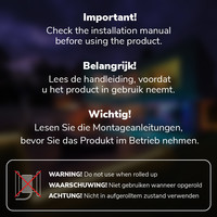 Smart LED-Streifen - WiFi + Bluetooth - Flow Color - 2x 5 Meter - 12V - IP65 für den Innenbereich - Steuerbar per App - Musikmodus - Inklusive Fernbedienung - LED-Lichtschlange - Komplettset